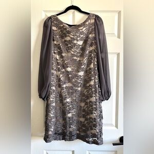 Eliza J  Gray Dress